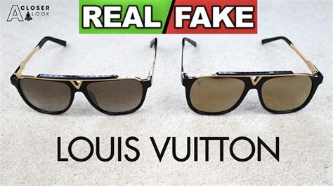 real vs fake louis vuitton sunglasses|evidence sunglasses louis vuitton.